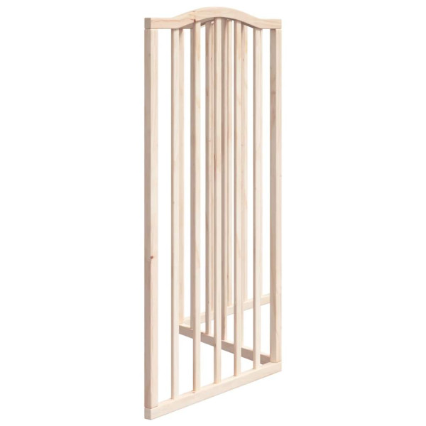 Porta para cães dobráveis 3 painéis de madeira poplar 150 cm M 5