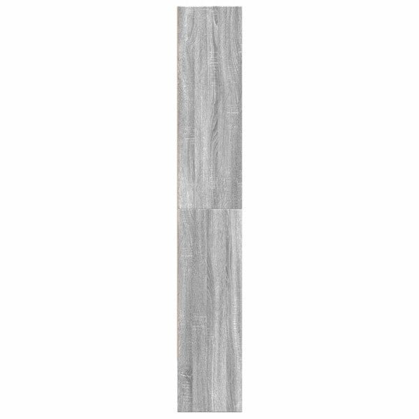 Estantería madera ingeniería gris Sonoma 80x30x189cm M 5
