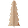 Árbol de Navidad de madera de adorno madera maciza pino 49 cm 3