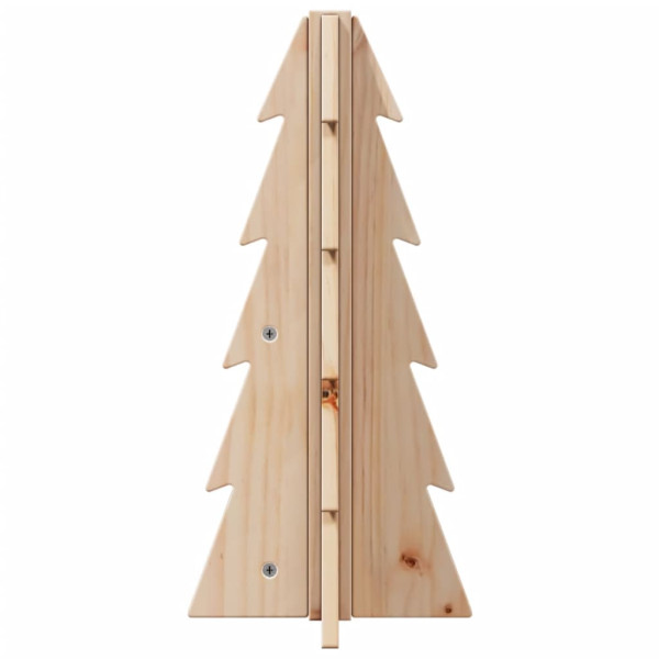 Árbol de Navidad de madera de adorno madera maciza pino 49 cm M 4