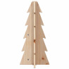 Árbol de Navidad de madera de adorno madera maciza pino 49 cm 4