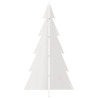 Árbol Navidad de adorno madera maciza pino blanco 80 cm 4