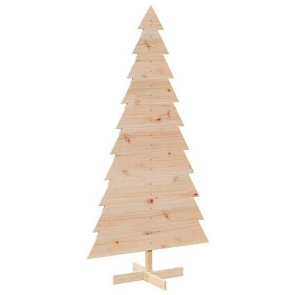 Árvore de Natal decorativa 180 cm madeira de pinho maciça M 2