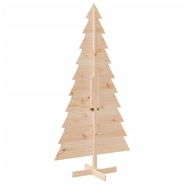 Árvore de Natal decorativa 180 cm madeira de pinho maciça M 5