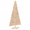 Árbol de Navidad de madera de adorno madera maciza pino 180 cm 5