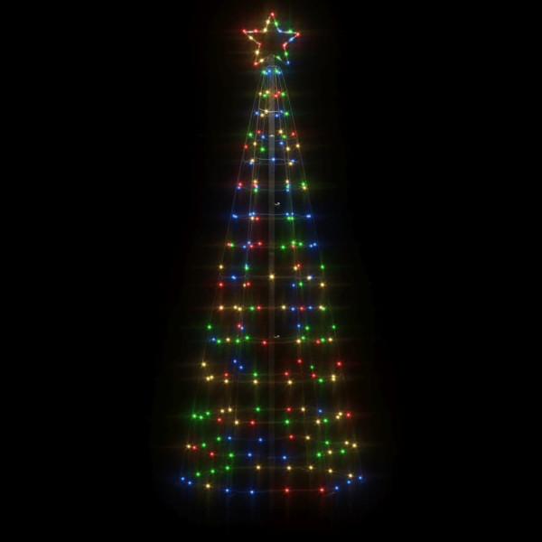 Árvore de Natal LED com Spikes 220 LEDs Coloridos 180 cm M 3