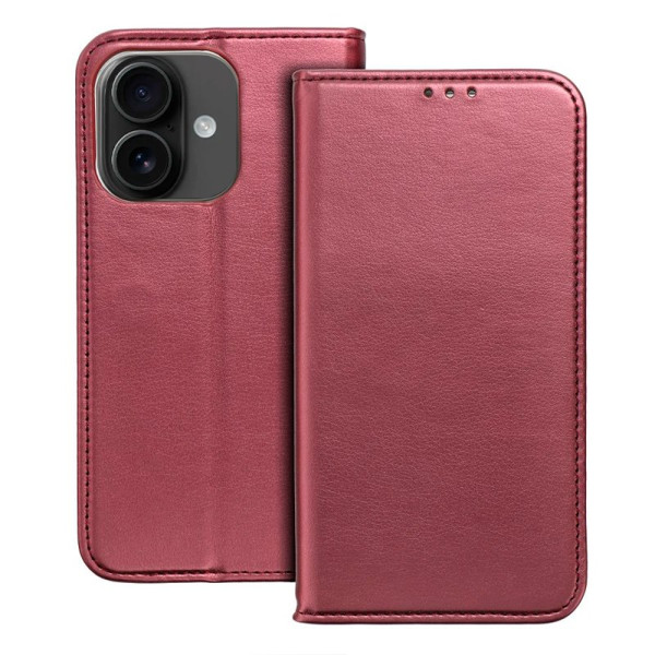 Funda COOL Flip Cover para iPhone 16 Liso Burgundy M 2