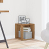 Mesa auxiliar de madera de ingeniería roble artisan 33x33x34 cm 3