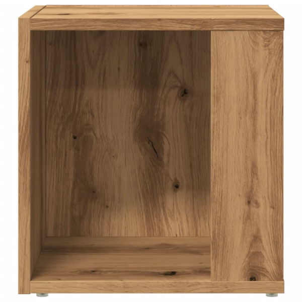 Mesa auxiliar de madera de ingeniería roble artisan 33x33x34 cm M 5