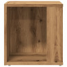 Mesa auxiliar de madera de ingeniería roble artisan 33x33x34 cm 5