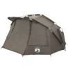 Tienda de pesca para 5 personas impermeable gris 5