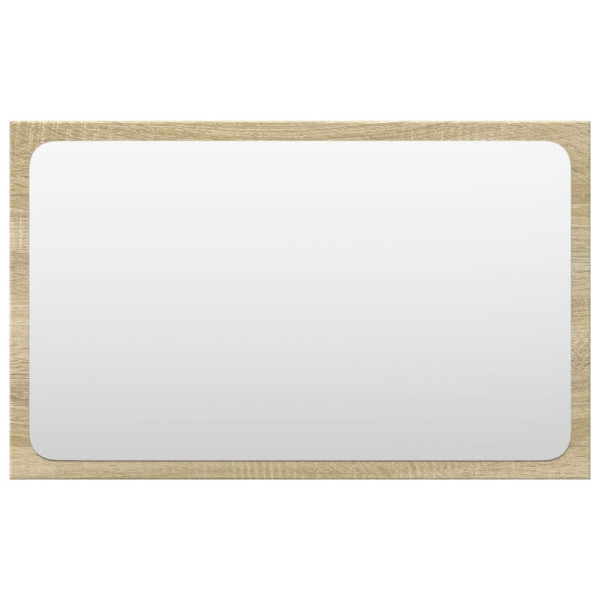 3 pcs conj. móveis casa banho derivados madeira carvalho sonoma M 5