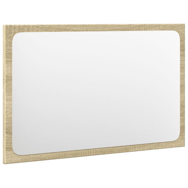 Juego de muebles de baño 4 pzas contrachapada roble Sonoma M 4