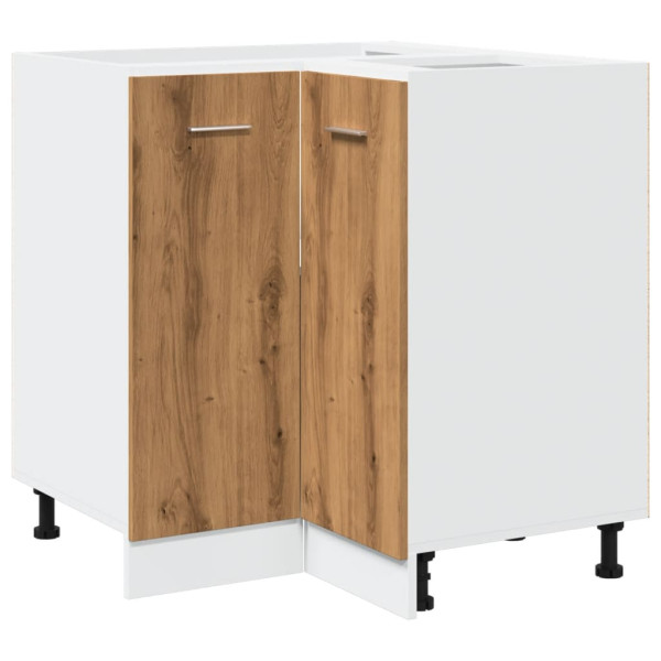 Armario cocina madera ingeniería roble artisan 75.5x75.5x81.5cm M 2