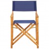 Silla de director de madera maciza de acacia azul 2