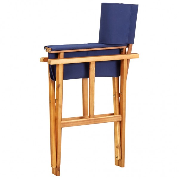 Silla de director de madera maciza de acacia azul M 5