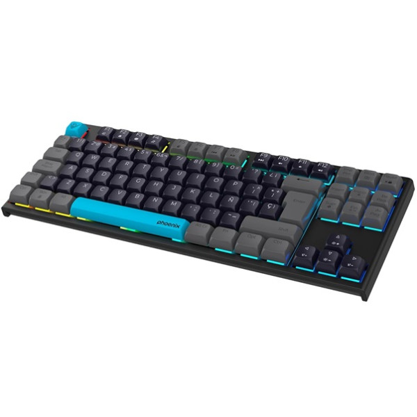 Teclado gaming royal pbt mecanico negro M 3