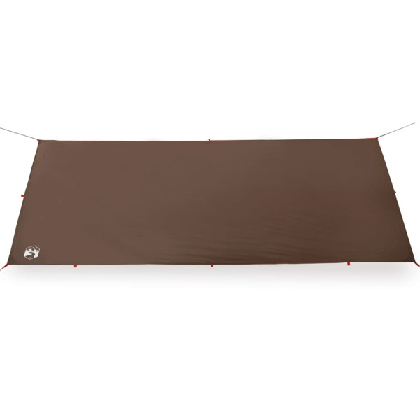 Lona de camping impermeable marrón 506x306 cm M 5