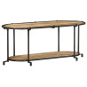 Mueble de TV madera maciza de mango rugosa 100x42x40 cm 1