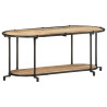 Mueble de TV madera maciza de mango rugosa 100x42x40 cm 2