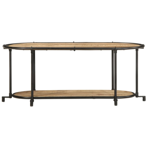 Móvel TV 100x42x40 cm madeira de mangueira áspera maciça M 4