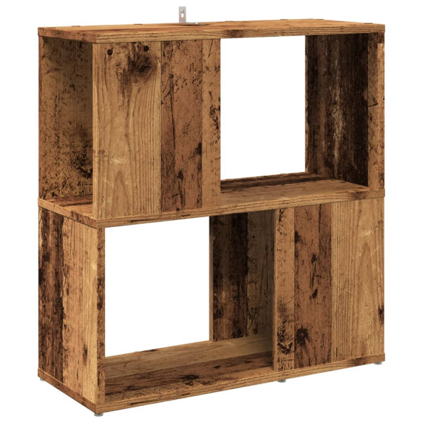 Librería de madera de ingeniería madera envejecida 60x24x63 cm M 2