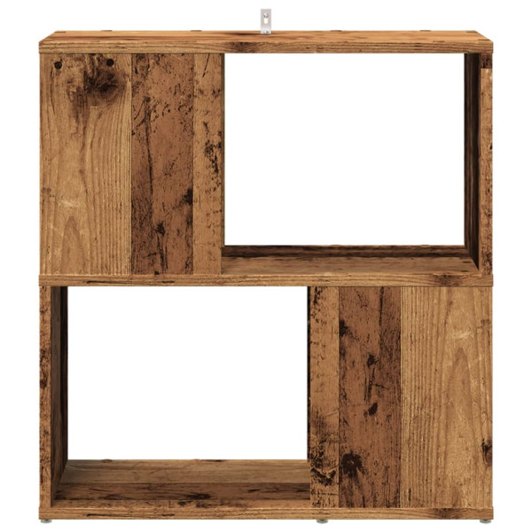 Librería de madera de ingeniería madera envejecida 60x24x63 cm M 4
