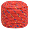 Cuerda de barco polipropileno rojo 16 mm 25 m 2