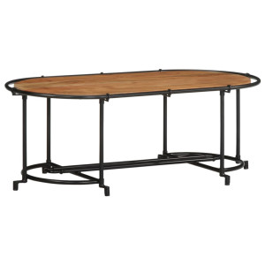 Mesa de centro 110x55x40 cm madeira de acácia maciça H