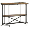 Mesa consola 110x42x76 cm madeira recuperada maciça 1