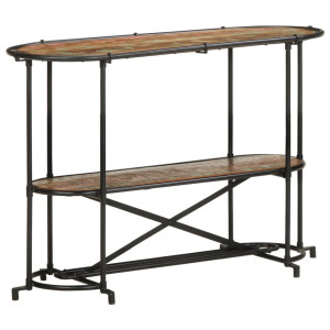 Mesa consola 110x42x76 cm madeira recuperada maciça H