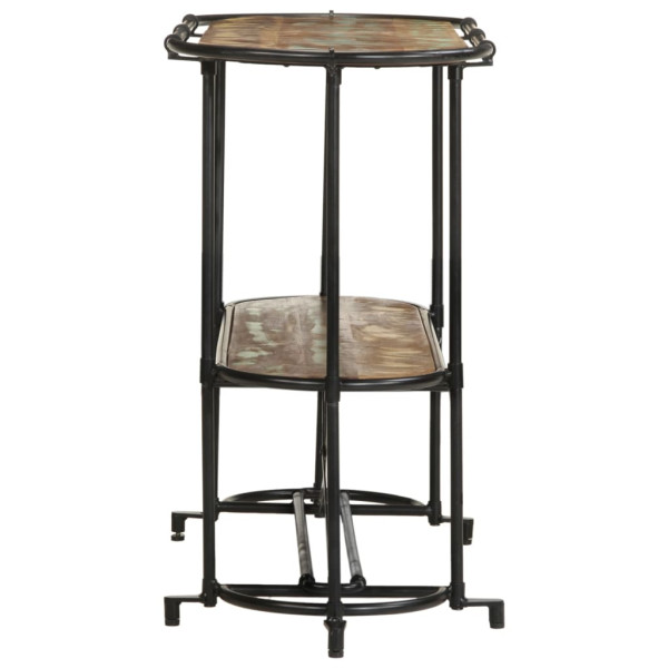Mesa consola madera maciza reciclada 110x42x76 cm M 5