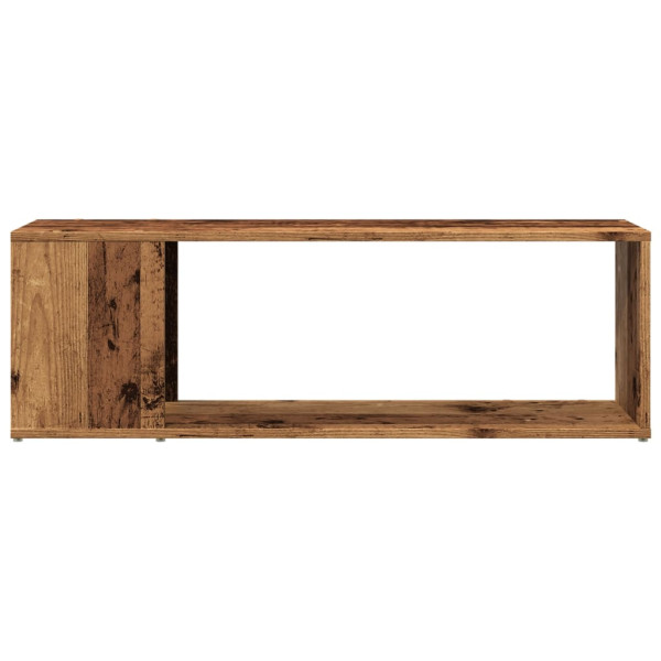 Mueble para TV madera ingeniería madera envejecida 100x24x32 cm M 4