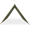Lona de camping impermeable verde oliva 366x306 cm 4