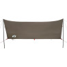 Lona de camping impermeable marrón 462x306x211 cm 5