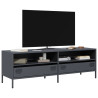 Mueble de TV acero laminado en frío antracita 135x39x43.5 cm 1