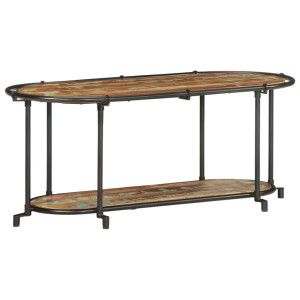 Móvel de TV 100x42x40 cm madeira recuperada maciça H