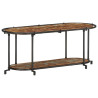 Mueble de TV madera maciza reciclada 100x42x40 cm 3