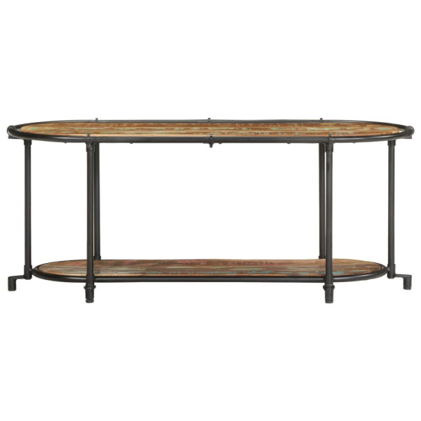 Móvel de TV 100x42x40 cm madeira recuperada maciça M 4