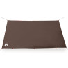 Lona de camping impermeable marrón 366x306 cm 5