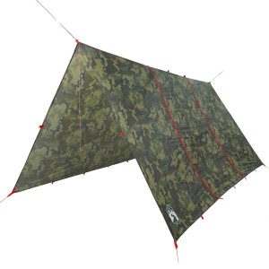 Lona de camping impermeable camuflaje 451x420 cm H