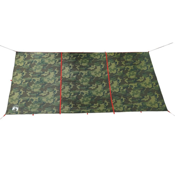 Lona de camping impermeable camuflaje 451x420 cm M 5