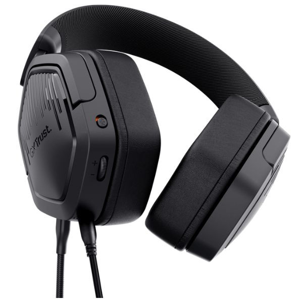 Auriculares gaming con micrófono trust gaming gxt 492 carus/ jack 3.5/ negros M 3
