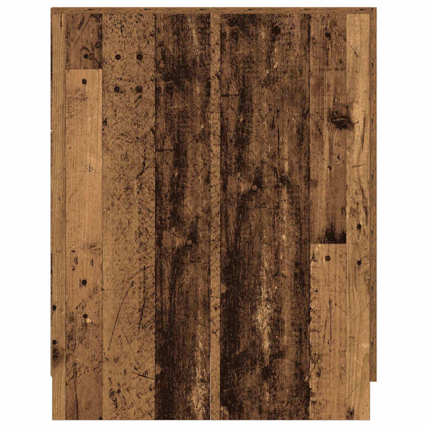 Armario de lavadora madera envejecida 70.5x71.5x91.5 cm M 5
