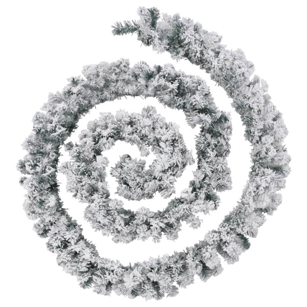 Guirnalda de Navidad con luces LED PVC verde 10 m M 2