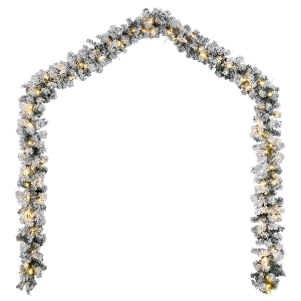 Guirnalda de Navidad con luces LED PVC verde 10 m M 4