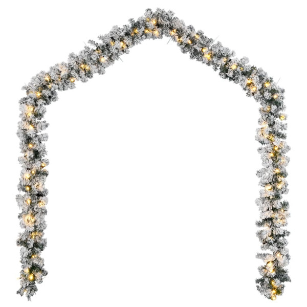 Guirnalda de Navidad con luces LED PVC verde 5 m M 4