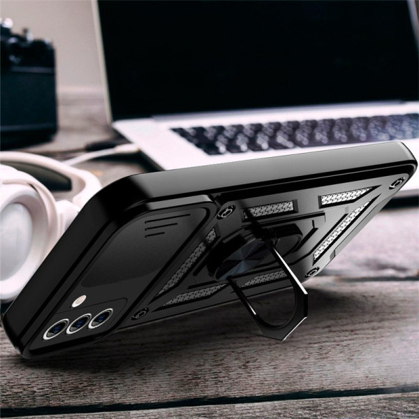 Carcasa COOL para iPhone 16 Hard Ring Negro M 4