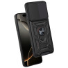 Carcasa COOL para iPhone 16 Pro Hard Ring Negro 3