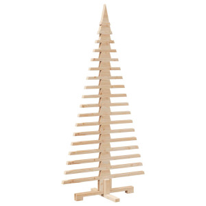 Árbol de Navidad de madera de adorno madera maciza pino 150 cm H